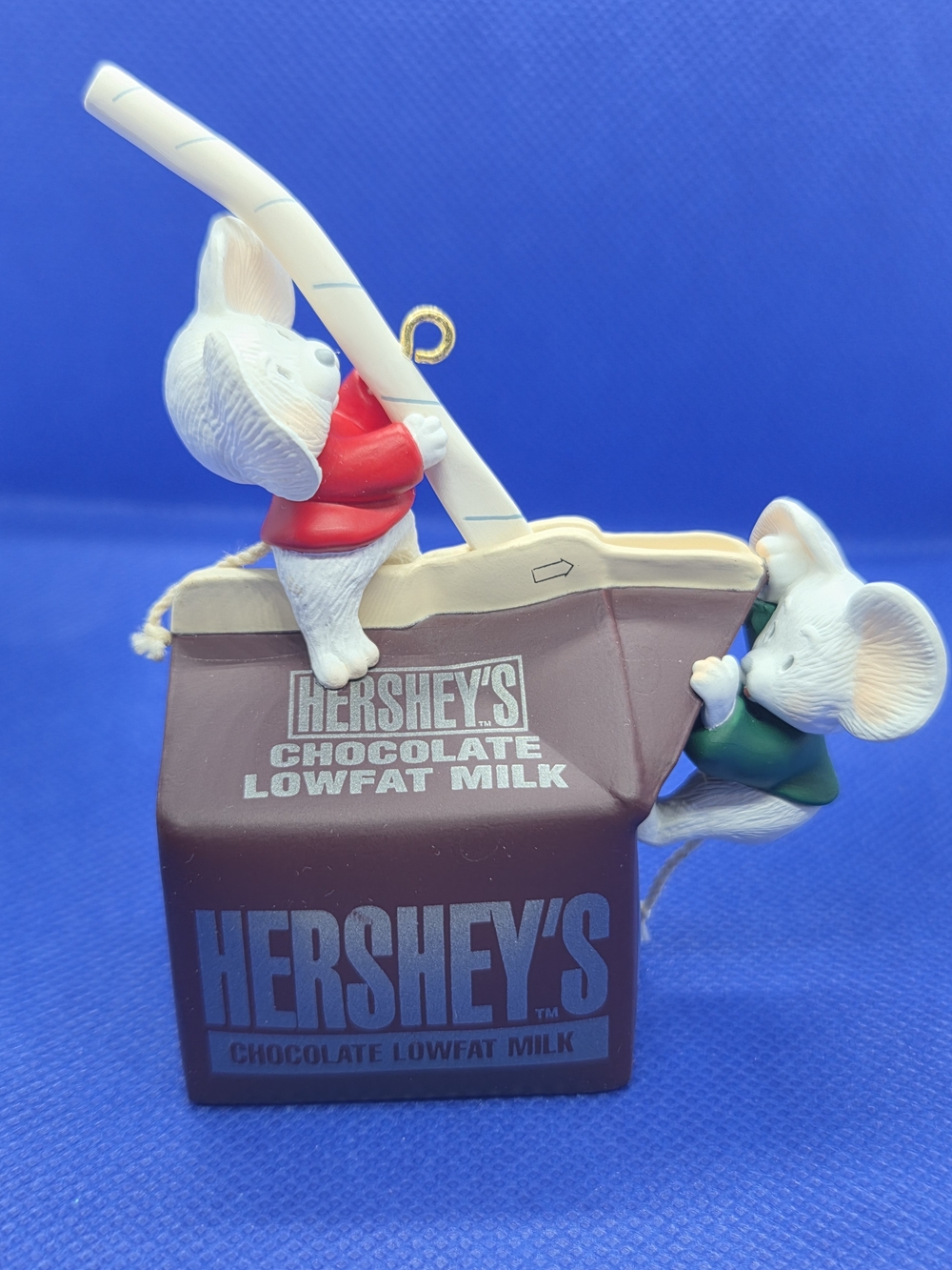 VTG Hallmark Ornament Hershey's Milk Carton.